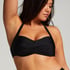 Góra od bikini typu bandeau Luxe, Czarny