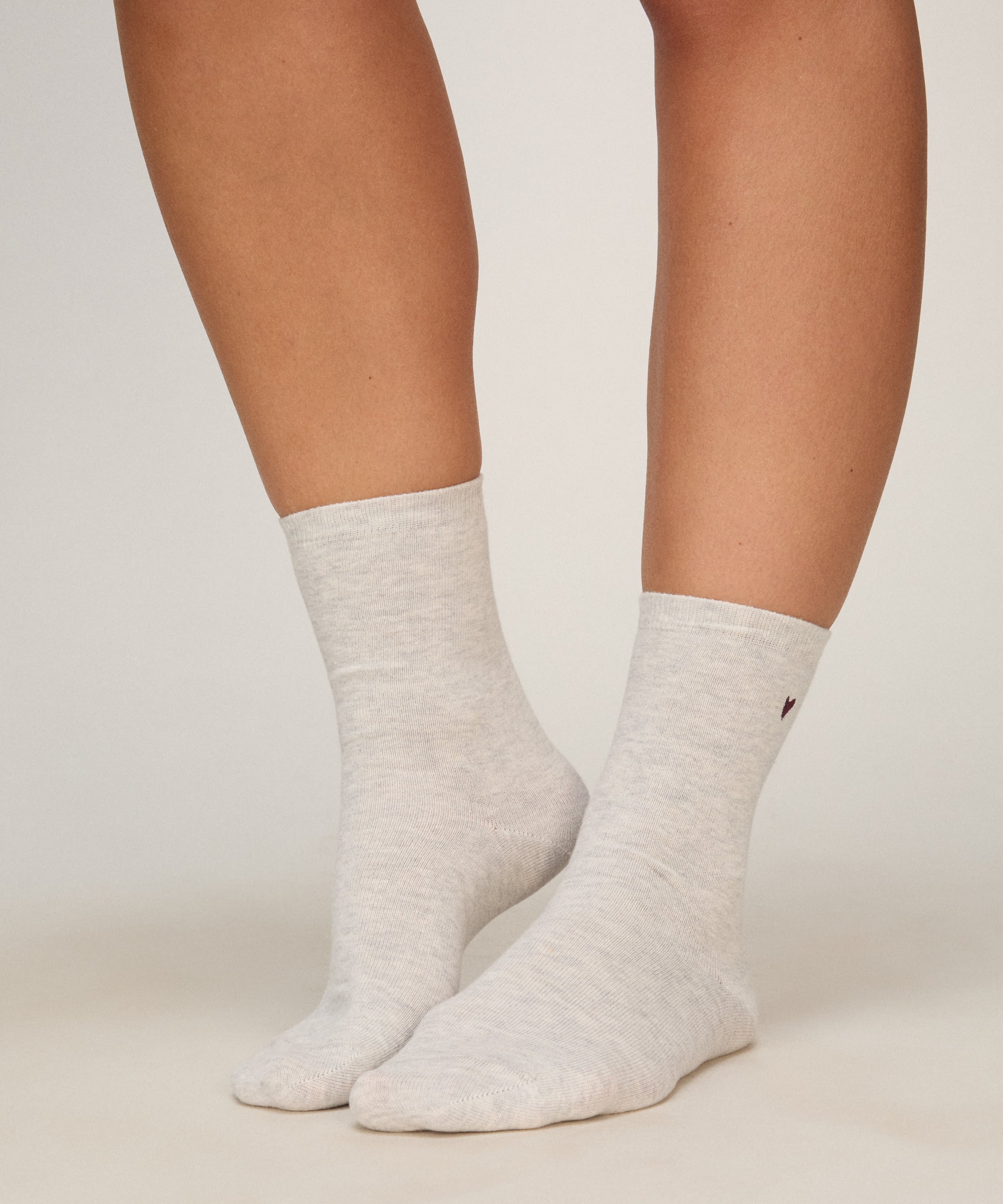 Skarpety 3 Pair Cotton, Biały, main