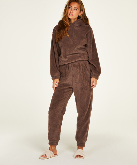 Polarowa bluza z kapturem Snuggle, Szary