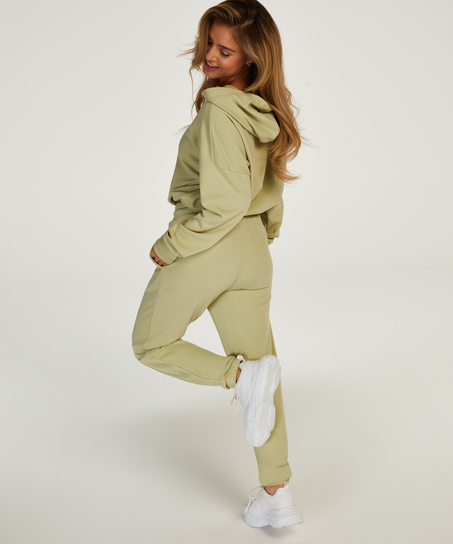 Przytulne spodnie dresowe, Zielony