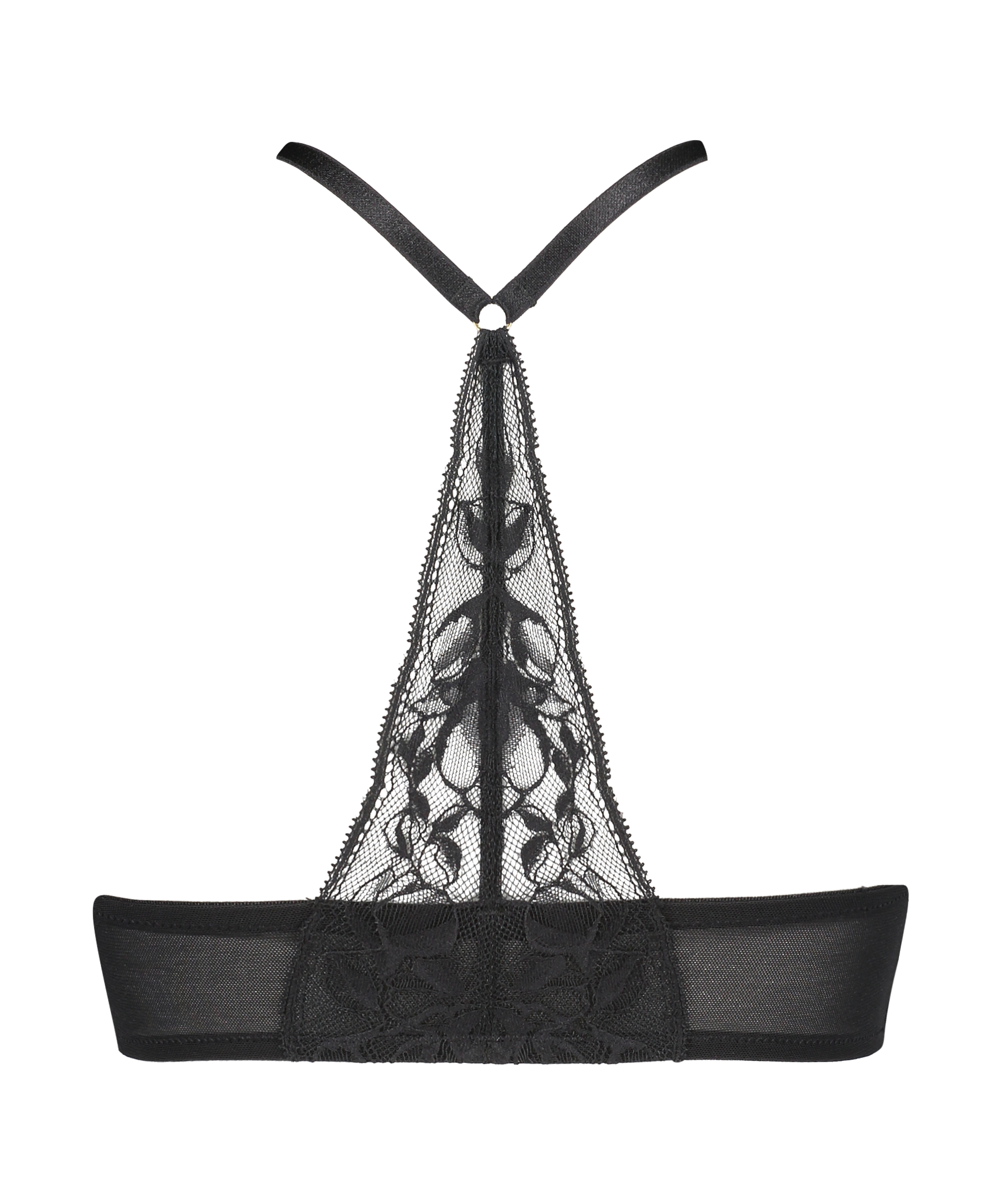 Usztywniony biustonosz push-up z fiszbinami Marit, Czarny, main