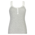 Singlet top cami rib lace, Szary
