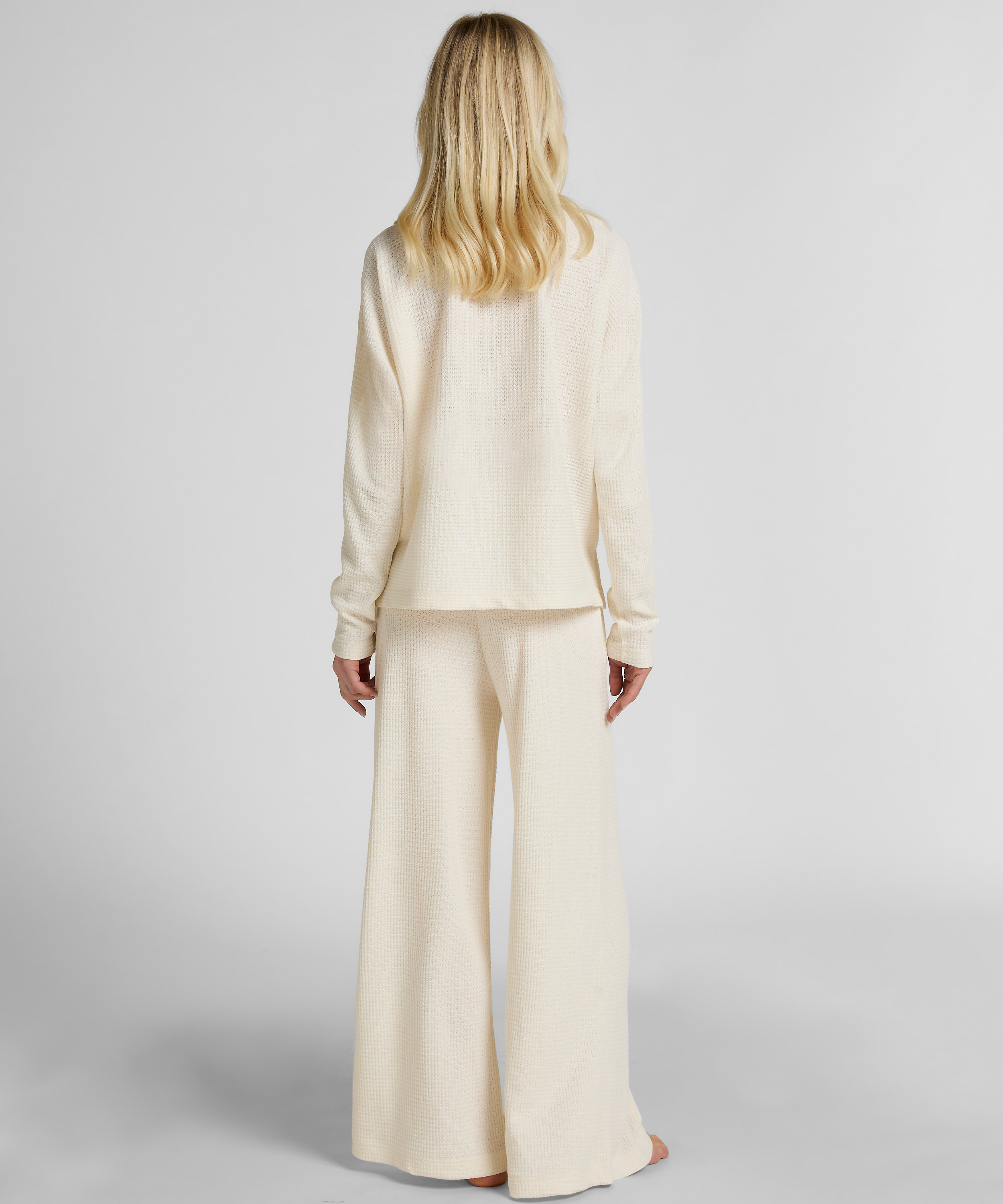 Spodnie Waffle Tracey, Biały, main