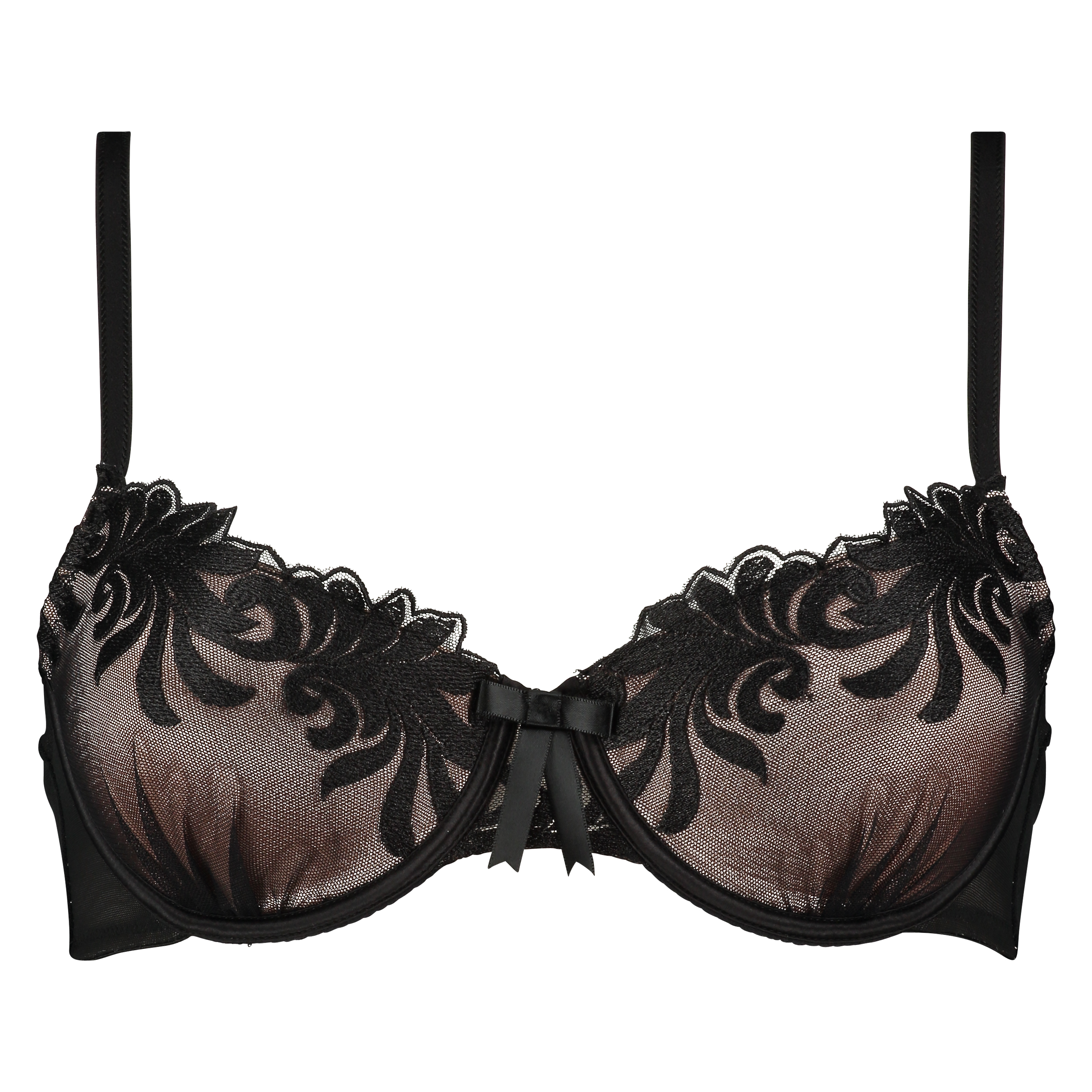 Padded underwired bra Vanity, Czarny, main
