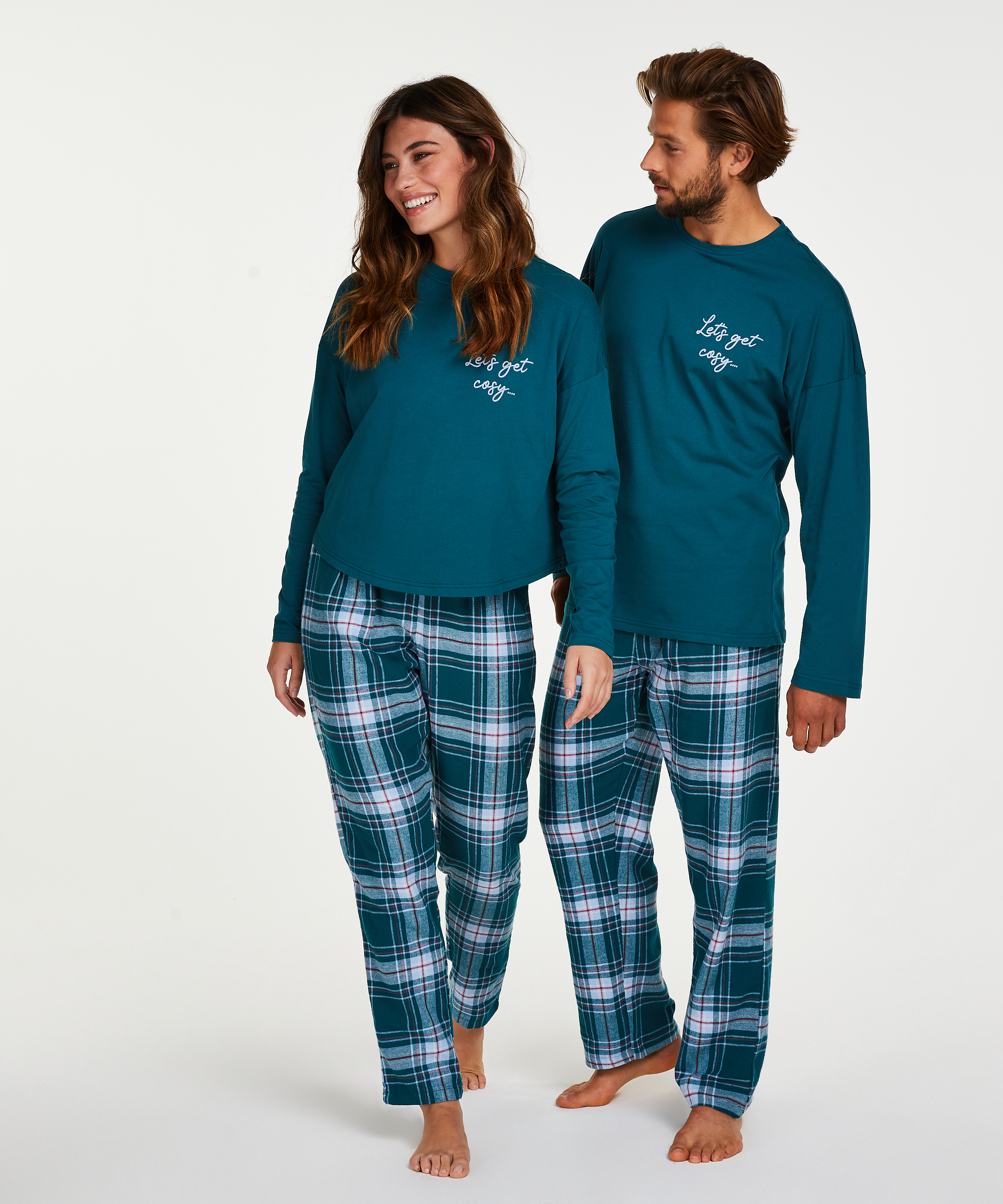 Men's pyjama set, Niebieski, main