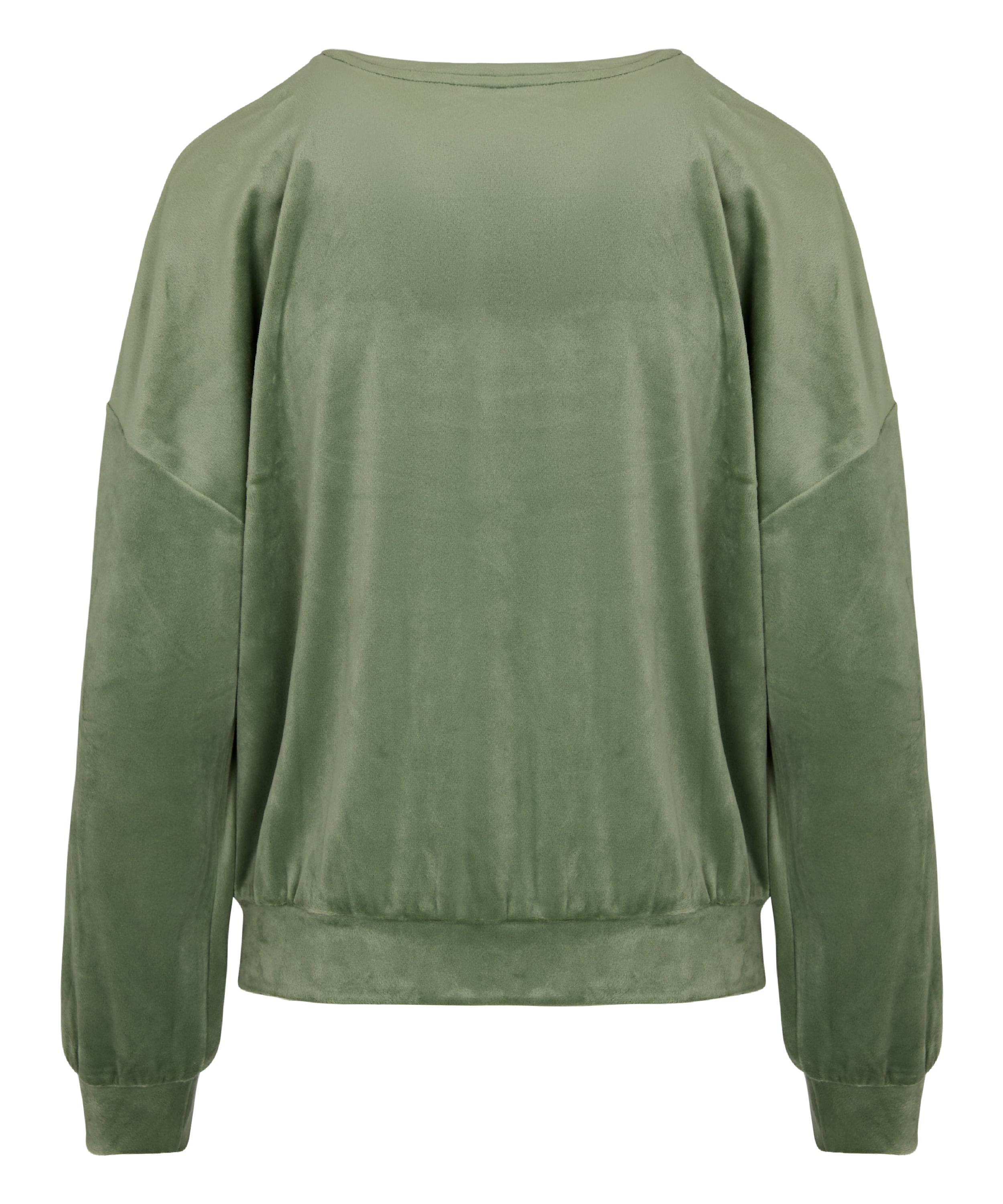 Welurowy top, Zielony, main
