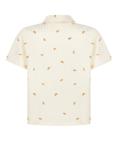 Bluza bawełniana w paski, Ż&oacute;łty