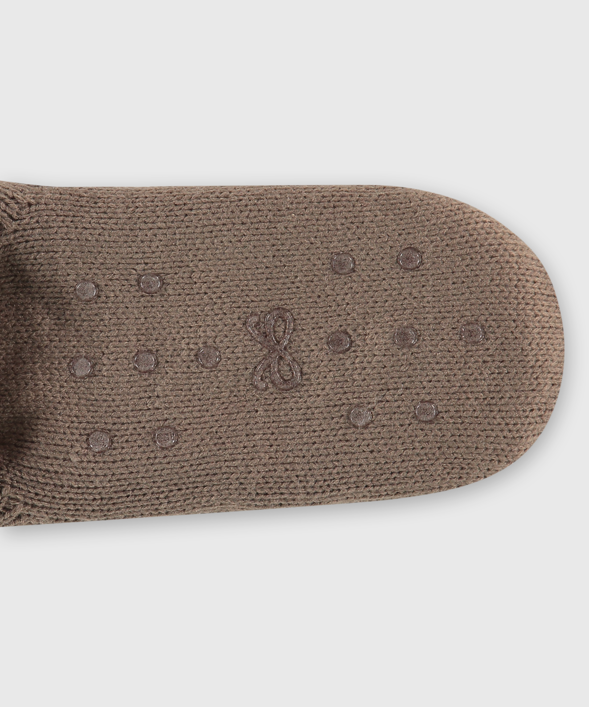 Dzianinowe skarpetki lurex, Brązowy, main