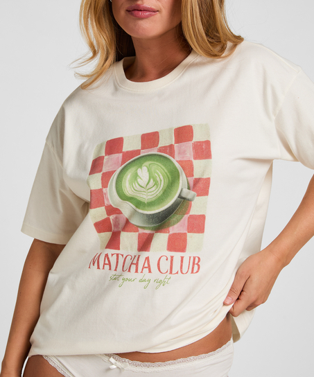 T-shirt z Nadrukiem, Biały