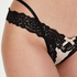 Elora extra low thong, Beżowy