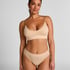 Tr&oacute;jkątny biustonosz bralette Dide, Beżowy