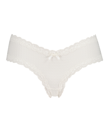 Brazyliany V-shape Mesh, Biały