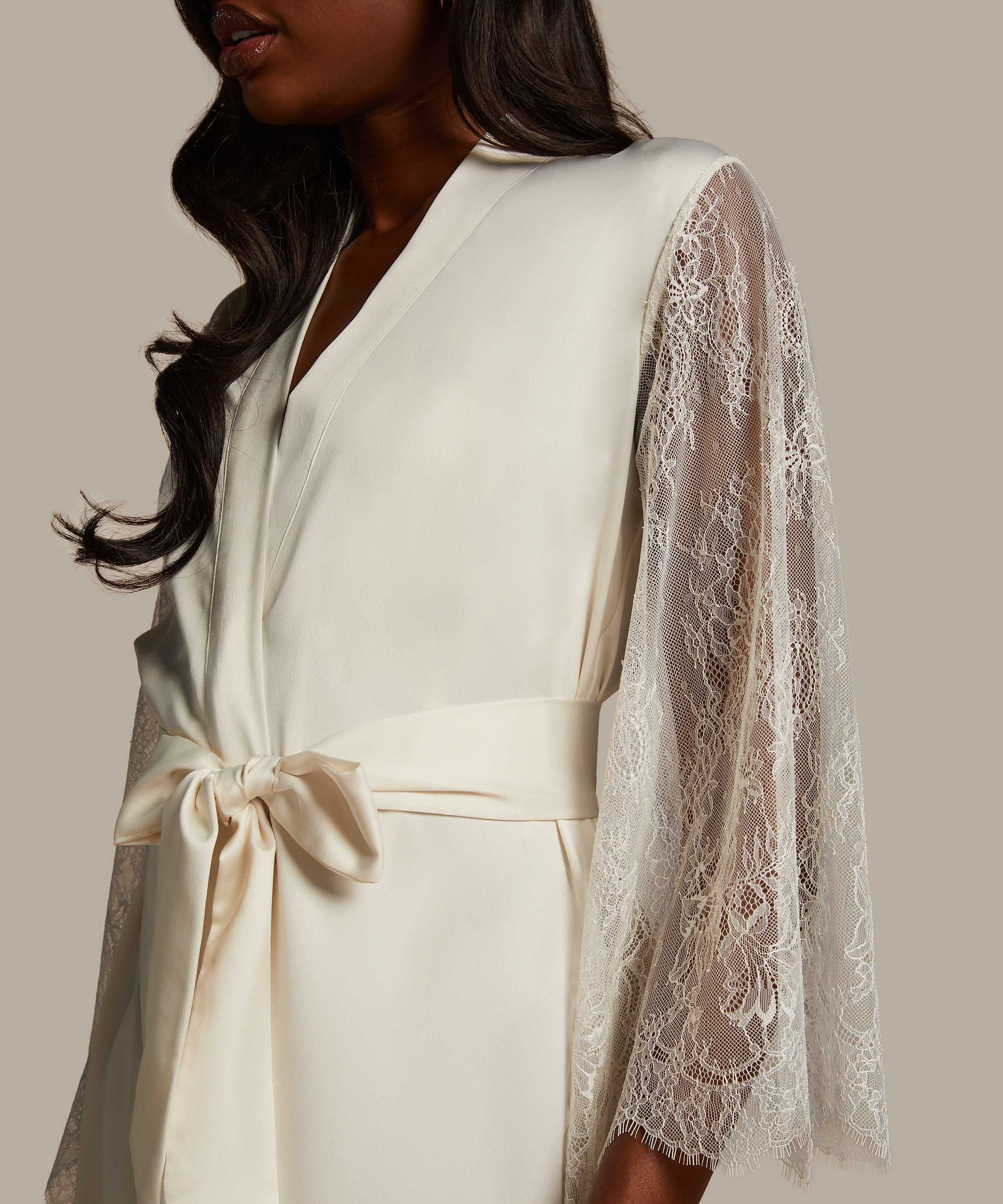 Kimono Camille, Biały, main