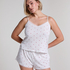 Cami lace top, Biały