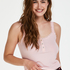 Singlet top cami rib lace, R&oacute;żowy