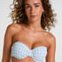 Usztywniany Biustonosz Bikini z Fiszbinami Amalfi, Niebieski