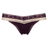 Contrast Ultra Low V-Thong, Fioletowy
