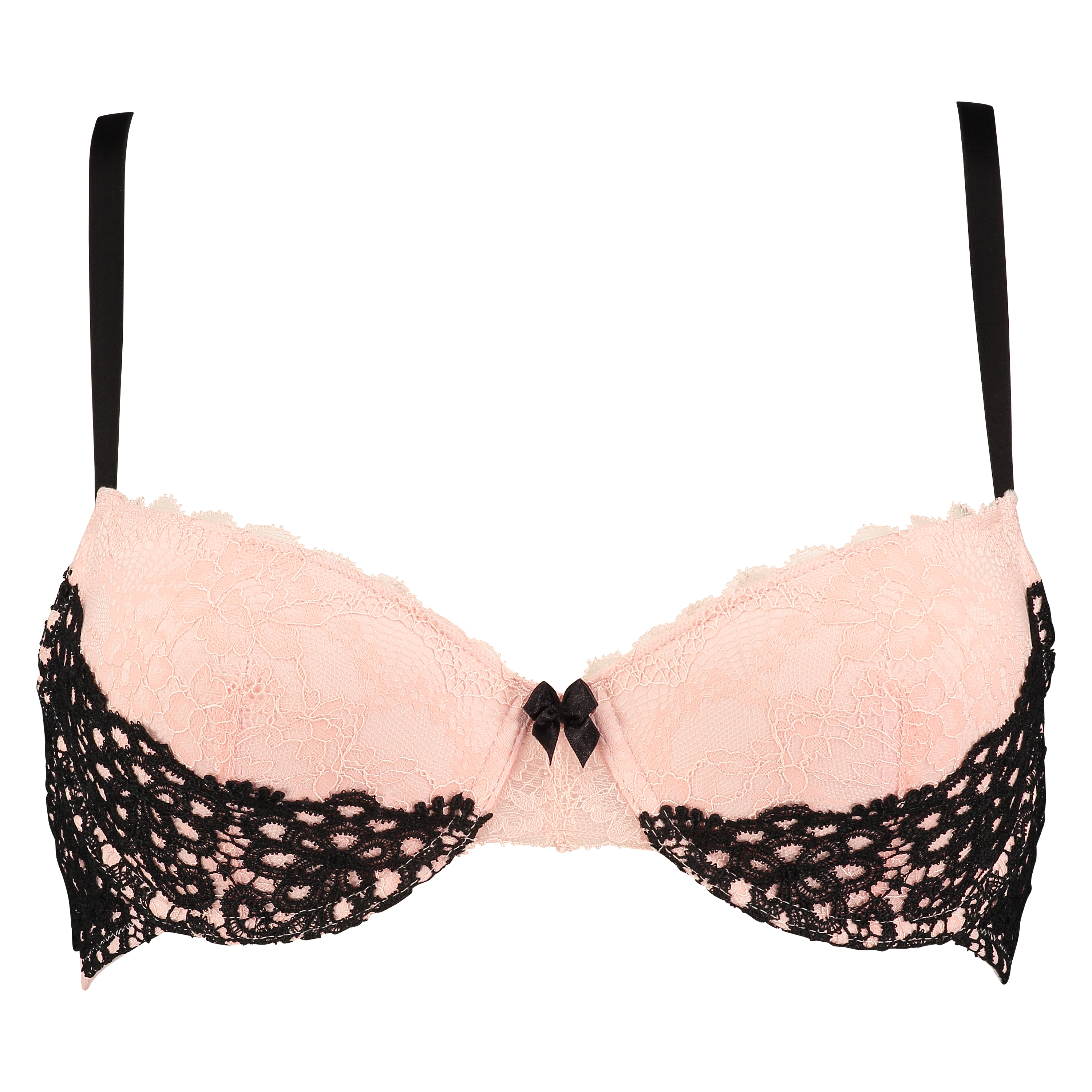 Padded underwired  bra Lory, Różowy, main