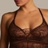 Biustonosz bralette Patrice, Brązowy