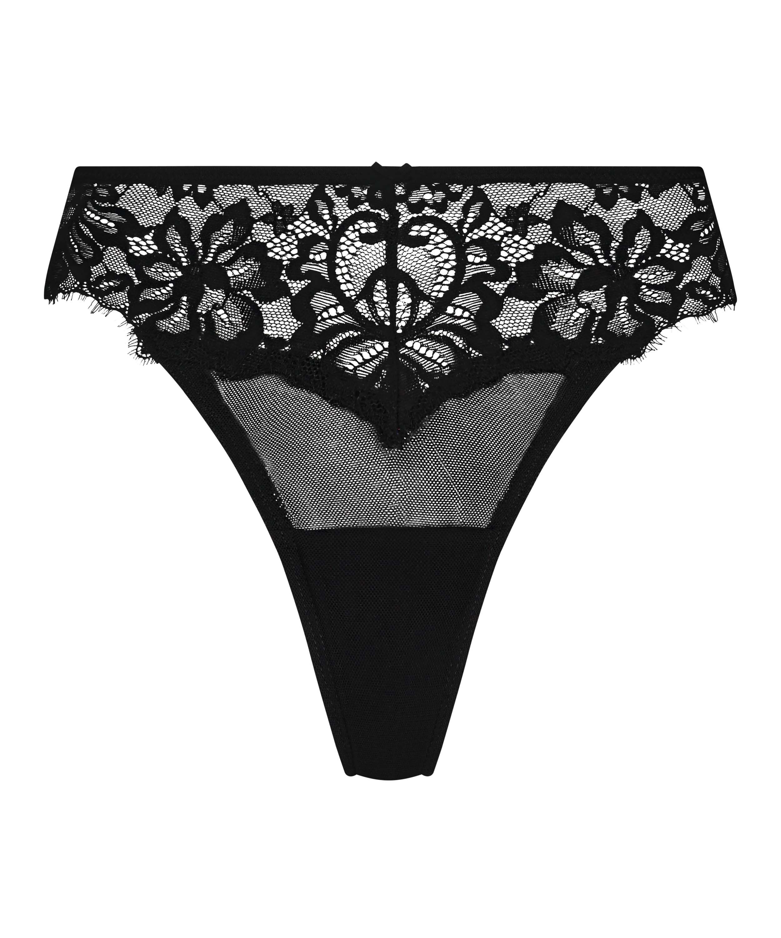 Majtki brazylijskie Isabella, Czarny