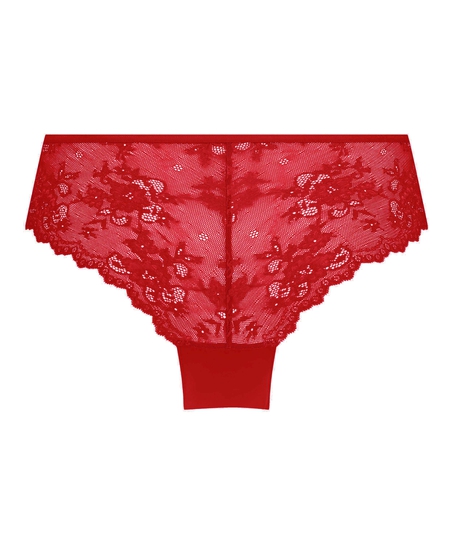 Brazyliany Lace Back, Czerwony