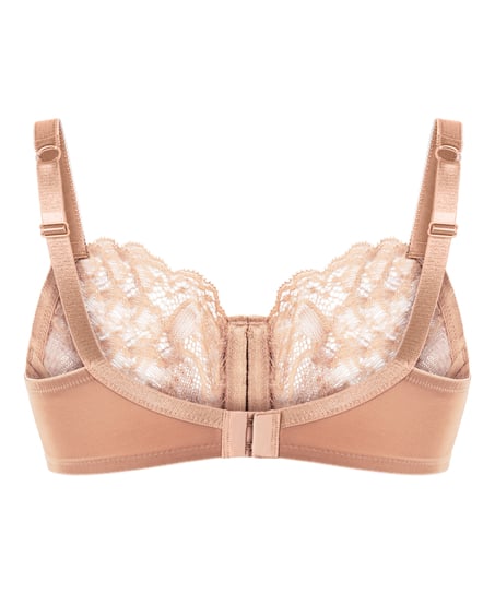 Biustonosz nieusztywniany z fiszbinami Sophie, Brązowy