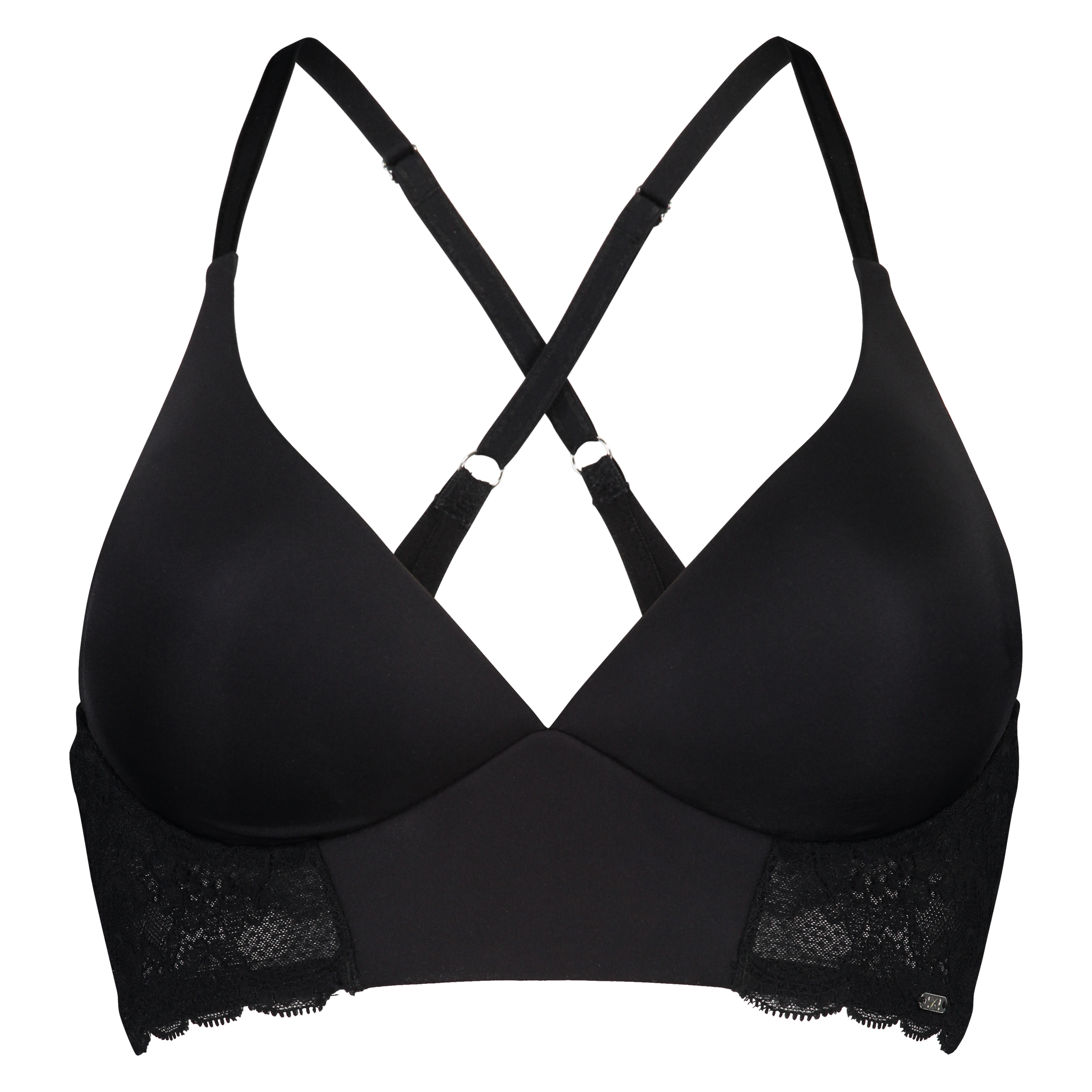 Hope Lace Padded Non-Underwired Bra, Czarny, main