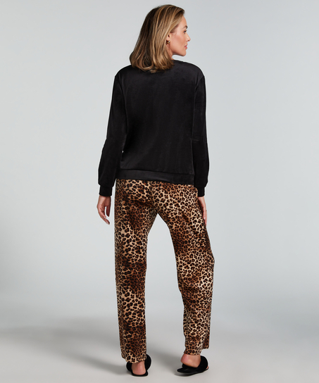 Piżama z torbą, Beżowy