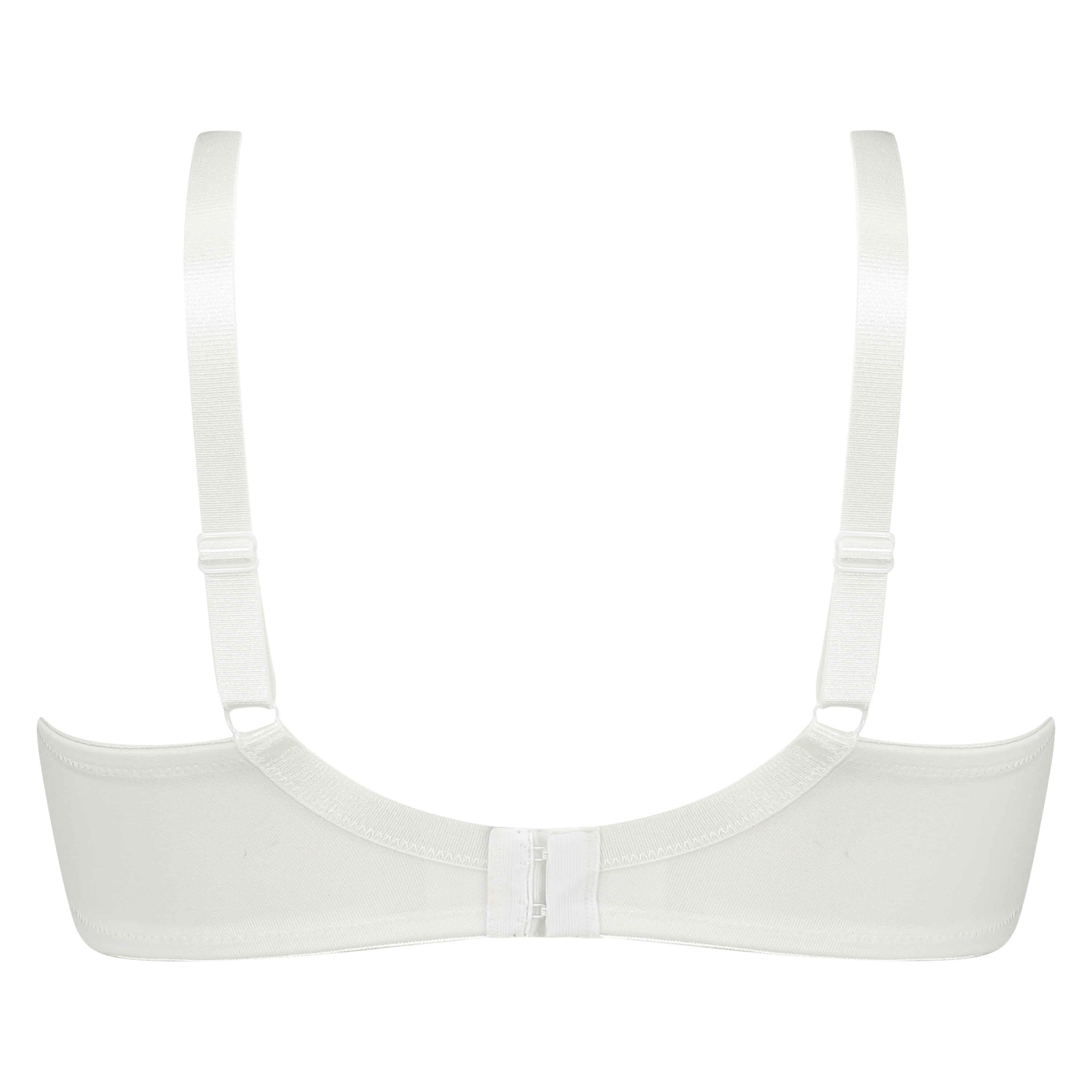 Nieusztywniany biustonosz minimizer z fiszbinami Nina, Biały, main