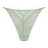 Majtki brazylijskie z wysokim wycięciem Aiko, Zielony