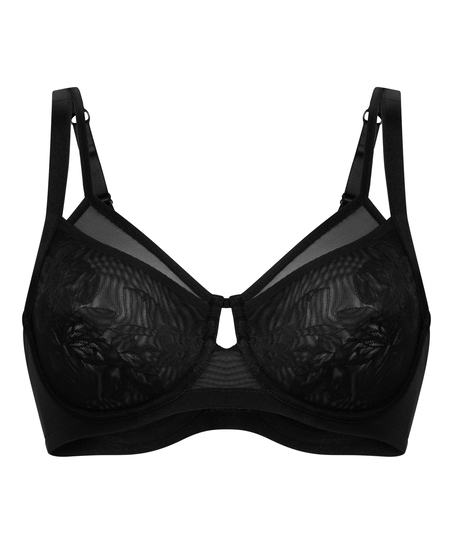 Biustonosz minimalizujący na fiszbinach, bez usztywnień Jocelyn, Zielony