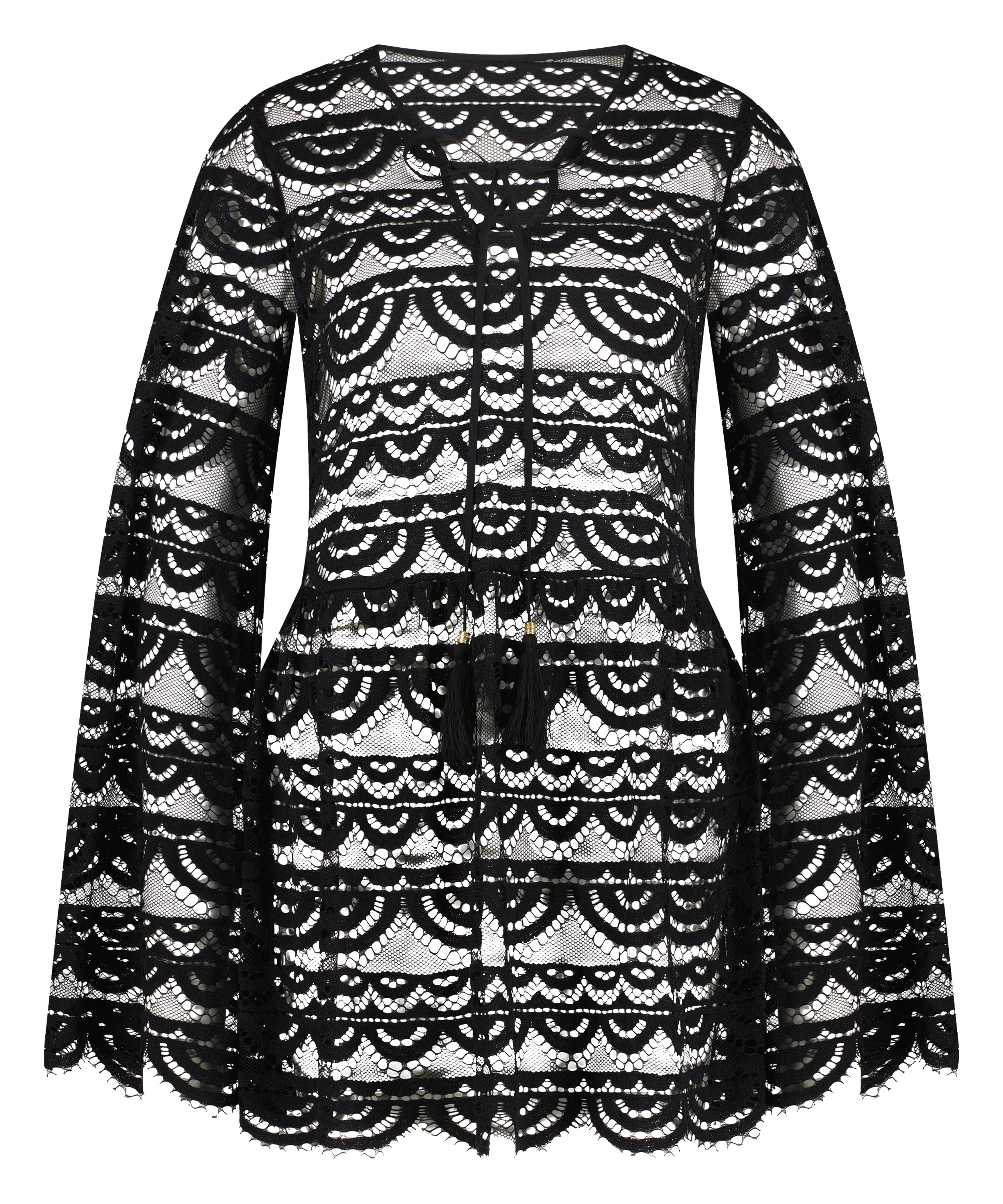 Sukienka plażowa, Czarny, main