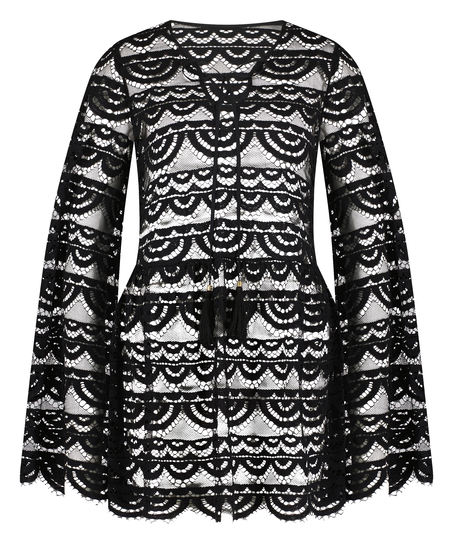 Sukienka plażowa, Czarny