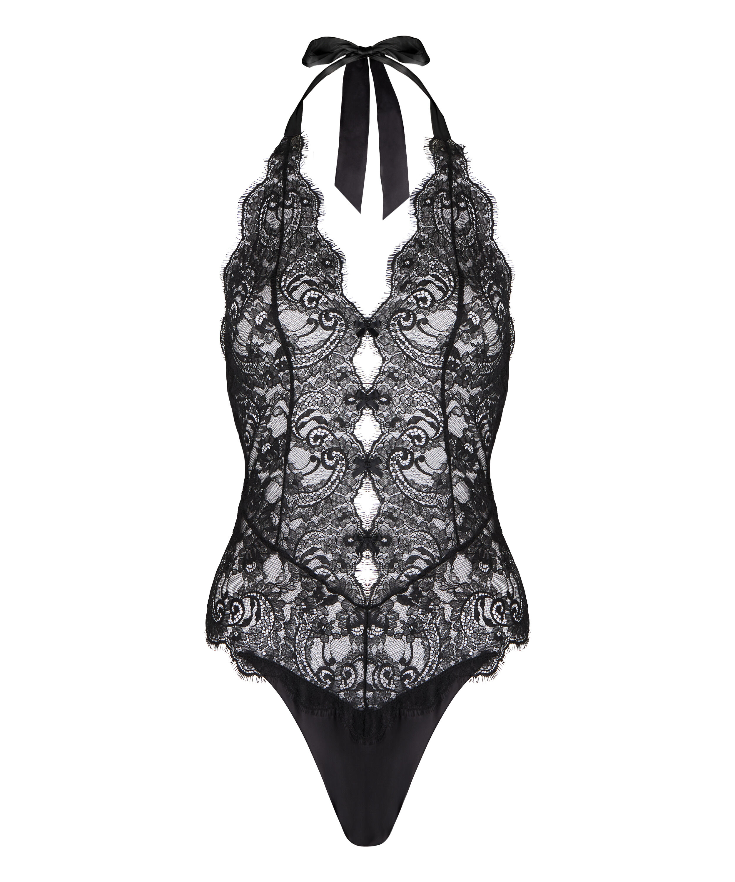 Halter Body Sylvia, Czarny