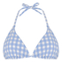 Tr&oacute;jkątna g&oacute;ra od bikini Amalfi, Niebieski