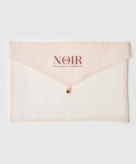 Jedwabne koronkowe kimono, R&oacute;żowy