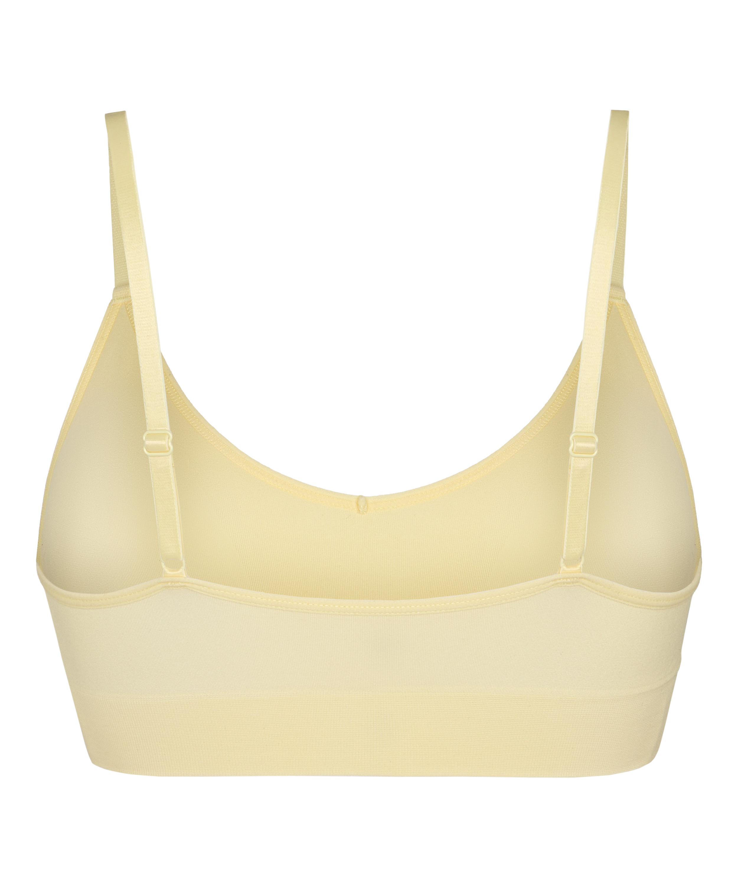 Tr&oacute;jkątny biustonosz bralette Dide, Ż&oacute;łty, main