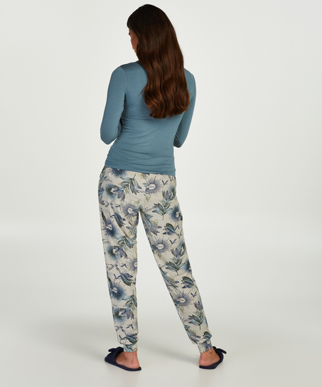 Spodnie piżamowe z dżerseju Petite, Beżowy