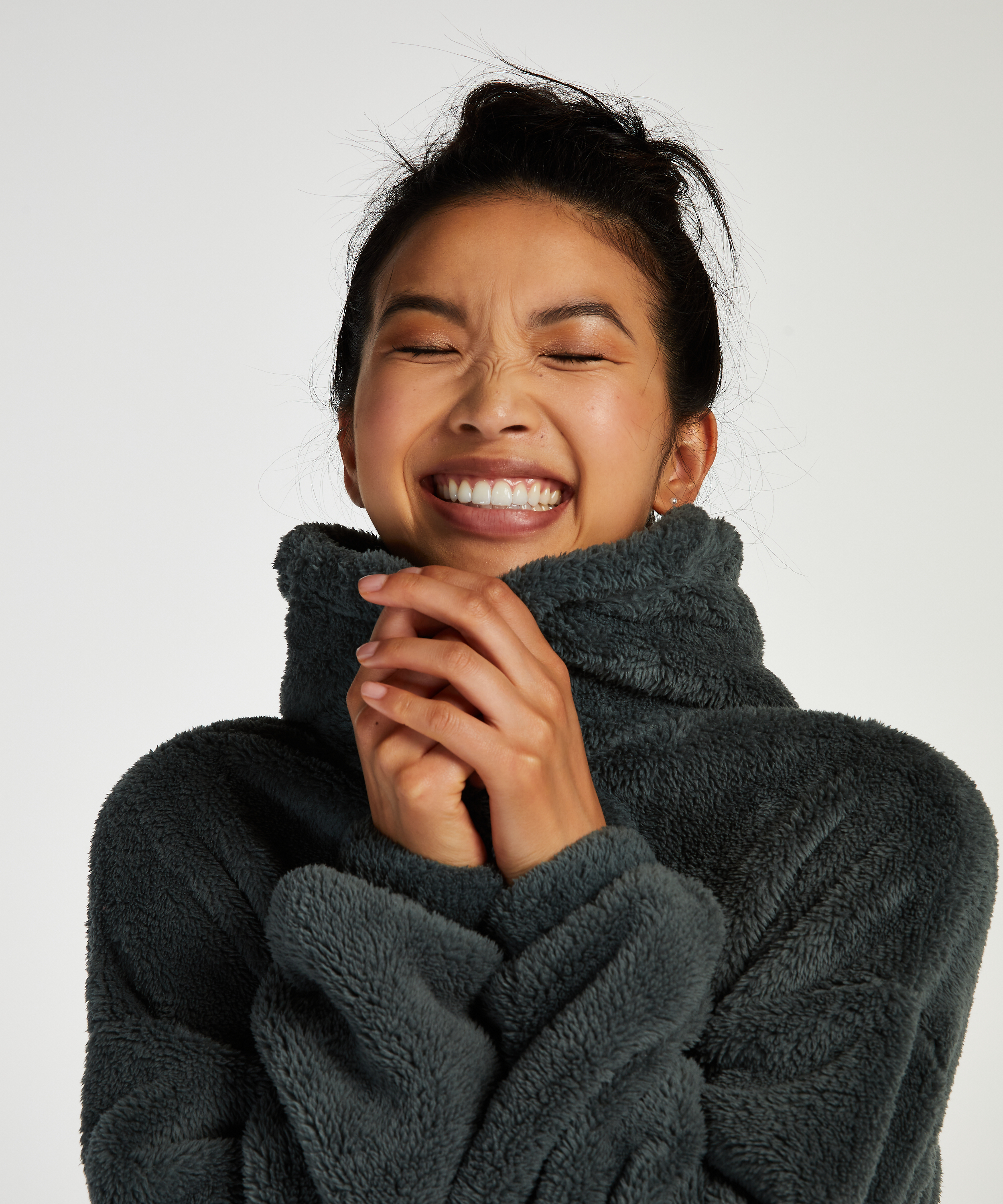 Polarowa sukienka, Zielony, main