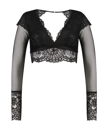 Biustonosz bralette Mariella, Czarny