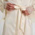 Satynowe kimono Valerie, Biały