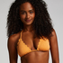 Tr&oacute;jkątna g&oacute;ra od bikini Scallop Lurex, Pomarańczowy
