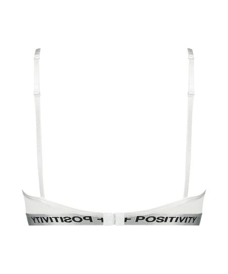 Biustonosz nieusztywniany z fiszbinami Honey, Biały