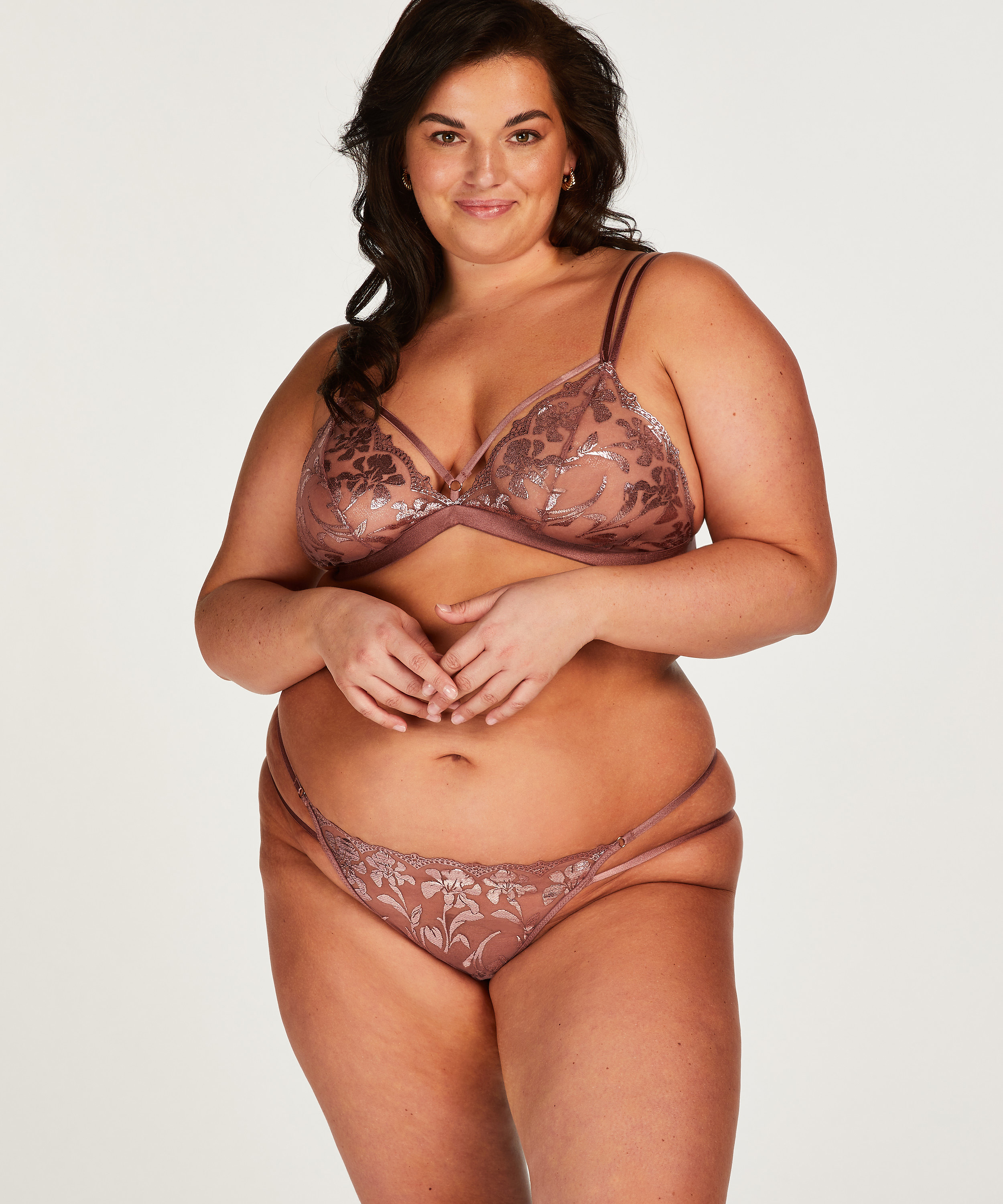 Bralette Mila, Fioletowy, main