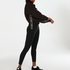 HKMX cropped sweater, Czarny