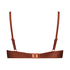 Usztywniona góra od bikini z fiszbinami Sahara, Czerwony
