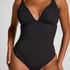 Nieusztywniane Body Smooth, Czarny