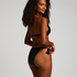 Góra od bikini typu trójkąt Luxe, Czarny