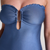 Sardinia str&oacute;j kąpielowy Bandeau, Niebieski
