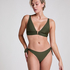 Tr&oacute;jkątna g&oacute;ra od bikini Luna, Zielony